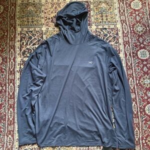 Arcteryx Cormac Hoody Men’s XL Black Sapphire Heather